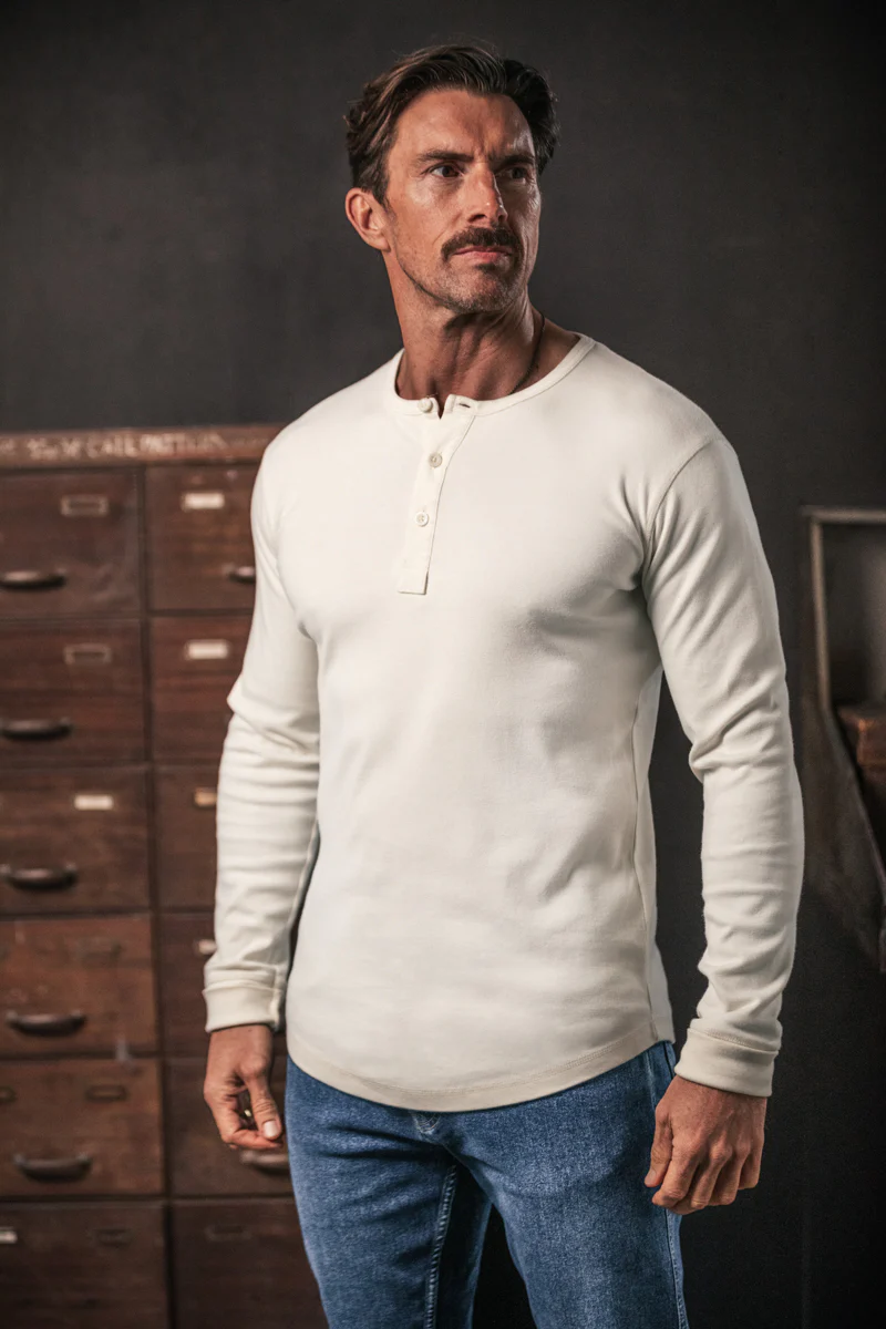 The New Elder Henley Shirt Raw - Image 3