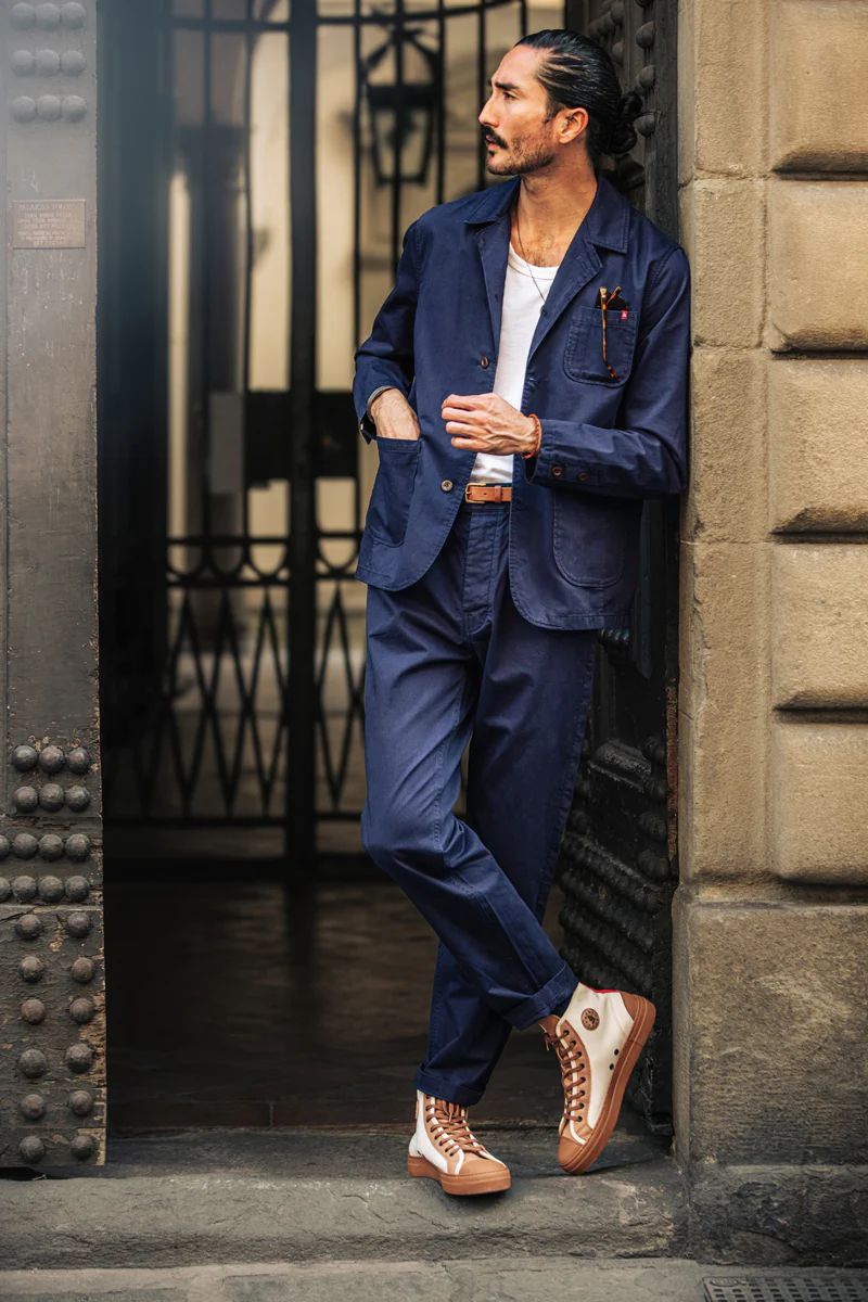 &SONS Hemingway Trousers Midnight Blue - Image 4