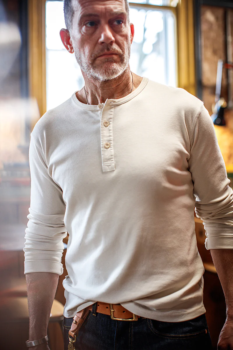 The New Elder Henley Shirt Raw - Image 5